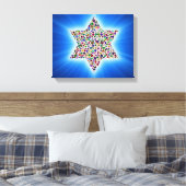 Stern Davids Leinwanddruck (Insitu (Schlafzimmer))