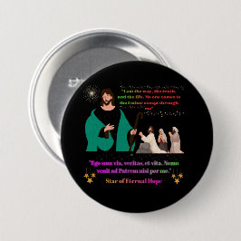 Stern der ewigen Hoffnung schwarz Button