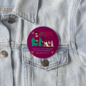 Stern der ewigen Hoffnung weinfarben Button (Beispiel)