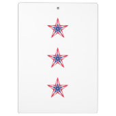 Stern der Freiheit Klemmbrett (Rückseite)