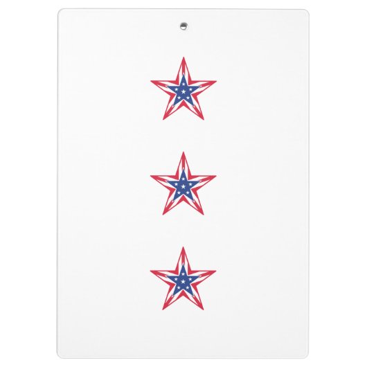 Stern der Freiheit Klemmbrett (Rückseite)