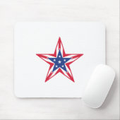 Stern der Freiheit Mousepad (Mit Mouse)
