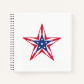 Stern der Freiheit Notizblock (Vorderseite)