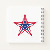 Stern der Freiheit Notizblock (Rückseite)