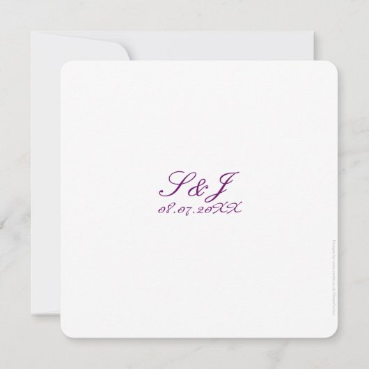 Stern der jüdischen Hochzeit von David chuppah Einladung (Rückseite)