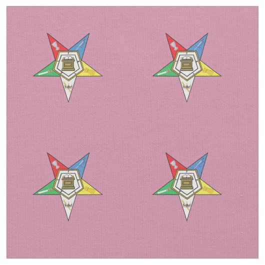 Stern der OES Stoff (Nahaufnahme)