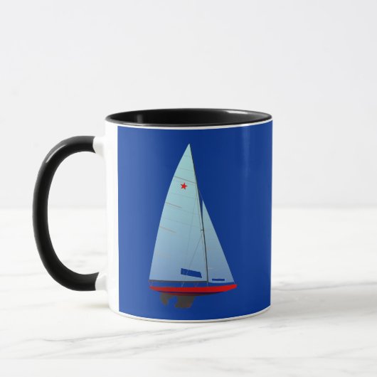 Stern, der Segelboot onedesign olympische Klasse Tasse (Links)