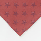 Stern der Unabhängigkeit Fleece Blanket (Ecke)