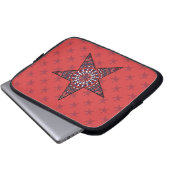 Stern der Unabhängigkeit - Laptop-Fall Laptopschutzhülle (Vorne Knopf)