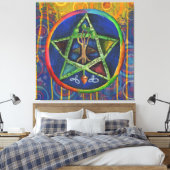 Stern der Wahrheit Celtic Leinwanddruck (Insitu (Schlafzimmer))