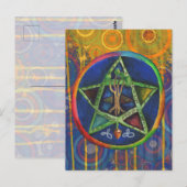 Stern der Wahrheit Celtic Postkarte (Vorne/Hinten)