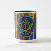 Stern der Wahrheit Celtic Zweifarbige Tasse (Mittel)