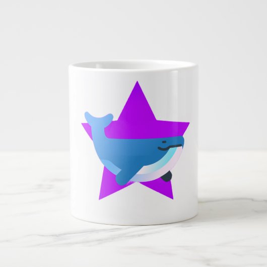 Stern, Der Wal, Wal Jumbo-Tasse (Vorderseite)