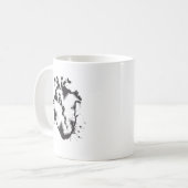 Stern des anatomischen Herzens des Lebens Kaffeetasse (Vorderseite Links)