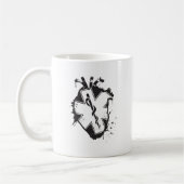Stern des anatomischen Herzens des Lebens Kaffeetasse (Links)