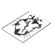 Stern des anatomischen Herzens des Lebens Notizblock (Linke Seite)