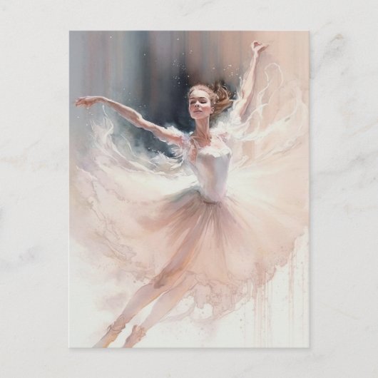 Stern des Balletts Postkarte (Vorderseite)