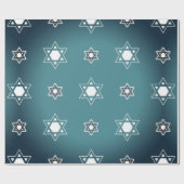 Stern des david Packpapiers Geschenkpapier (Flach)