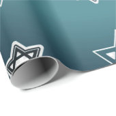 Stern des david Packpapiers Geschenkpapier (Rolleneckpunkt)