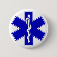 Stern des Leben-Mediziner-Buttons