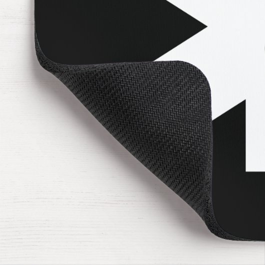 Stern des Leben-Piktogramms Mousepad (Ecke)