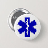 Stern des Lebens Button (Vorne & Hinten)