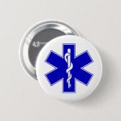 Stern des Lebens Button (Vorne & Hinten)