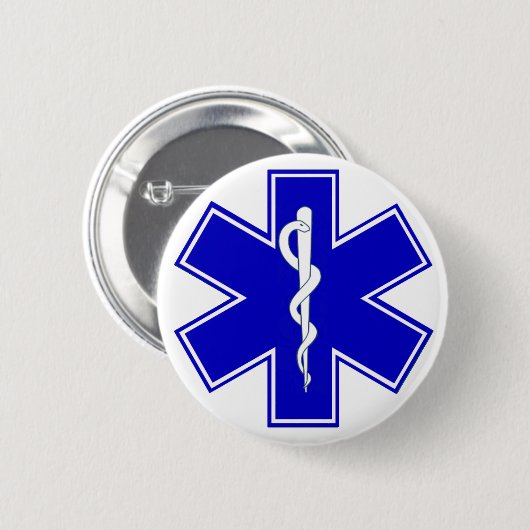 Stern des Lebens Button (Vorne & Hinten)