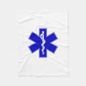 Stern des Lebens (EMT) Fleecedecke (Vorderseite)