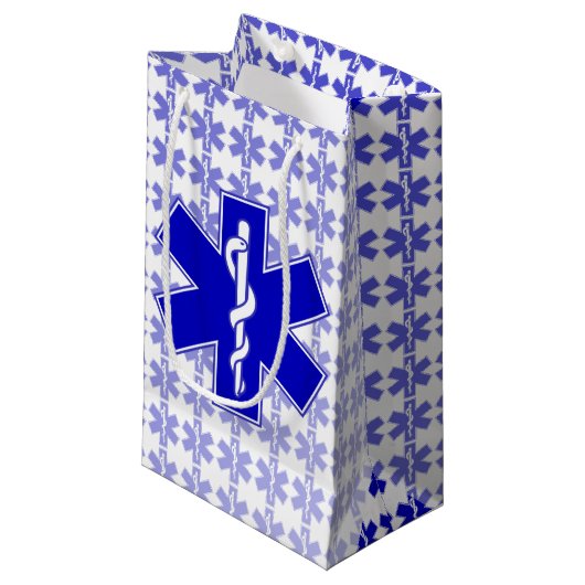 Stern des Lebens (EMT) Kleine Geschenktüte (Vorderseite Schrägansicht)