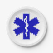 Stern des Lebens (EMT) Pappteller (Vorderseite)