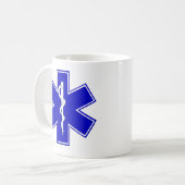 Stern des Lebens Kaffeetasse (Vorderseite Links)