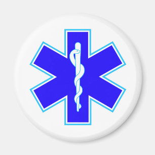 Stern des Lebens (Krankenwagen) Magnet