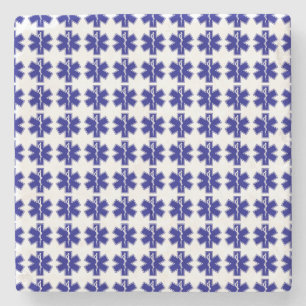 Stern des Lebens (Logo nur-mit Ziegeln gedeckt) Steinuntersetzer