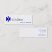 Stern des Lebens Mini Visitenkarte (Vorne/Hinten)