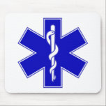 Stern des Lebens Mousepad<br><div class="desc">Notmedizinisches Techniker-Material 
Entworfen durch Terry Bain,  Copyright 2010.
Text,  Schriftart und Hintergrundfarbe können zum Anzug geändert werden Ihr Bedarf.
Verwirrt? Verwirrt? Frustriert? Benötigen Sie eine Hand oben?

--Segen.</div>