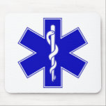 Stern des Lebens Mousepad<br><div class="desc">Notmedizinisches Techniker-Material 
Entworfen durch Terry Bain,  Copyright 2010.
Text,  Schriftart und Hintergrundfarbe können zum Anzug geändert werden Ihr Bedarf.
Verwirrt? Verwirrt? Frustriert? Benötigen Sie eine Hand oben?

--Segen.</div>