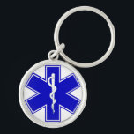 Stern des Lebens Schlüsselanhänger<br><div class="desc">Der Stern des Lebens ist ein Symbol, das die sechs Hauptaufgaben darstellt, die von EMS-Personal durchgeführt werden: Früherkennung, früher Bericht, frühe Antwort, auf Szenen-Sorgfalt, Sorgfalt bei dem Transport und Übertragung auf endgültige Sorgfalt. Ritt von Asclepius, ist ein altes Symbol, das mit dem griechischen Gott Asclepius verbunden ist (ein Praktiker von...</div>