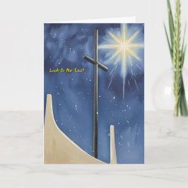 Stern des Staunens - Weihnachtskarte Karte