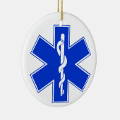 Stern des Symbols des Leben-/EMT Keramikornament (Rechts)