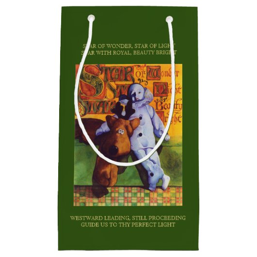 STERN DES WUNDERS Kleine Geschenktüte - Grün (Vorderseite)