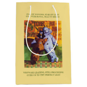 STERN DES WUNDERS Mittlere Geschenktasche - Gold Geschenktüte