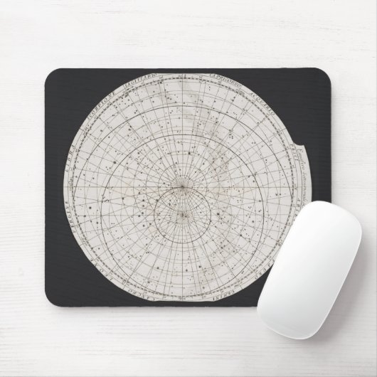 Stern-Diagramm der Nordhalbkugel Mousepad (Mit Mouse)
