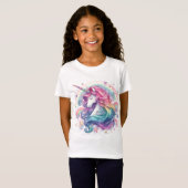 Stern Einhorn  T-Shirt (Vorne ganz)