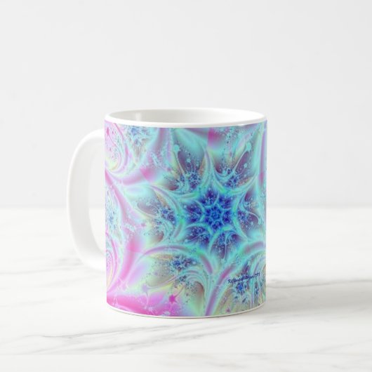 Stern-Explosion Kaffeetasse (Vorderseite Links)