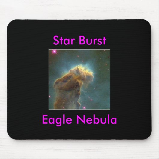 Stern-Explosions-Eagle-Nebelfleck Mousepad (Vorne)