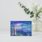 Stern-Fantasie-Himmel-Visitenkarten Visitenkarte (Stehend Vorderseite)