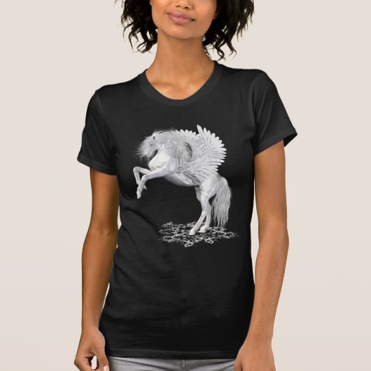 Stern-Feuer. Fantasiepferd T-Shirt (Vorderseite)