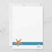 Stern-Fisch-Einladung Einladung (Rückseite)