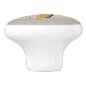 Stern-Fische am Strand Keramikknauf (Seitenansicht)